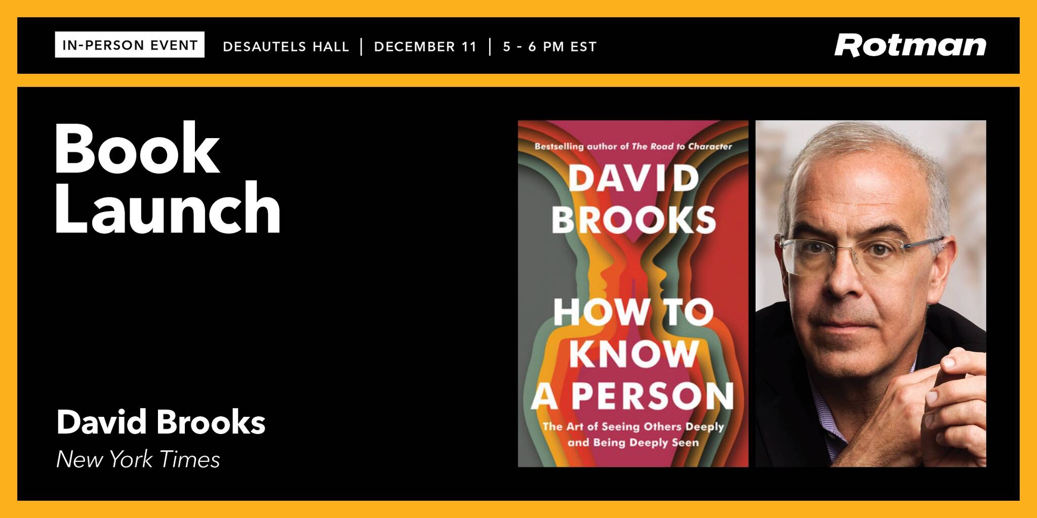 NY Times' David Brooks on 'How to Know a Person'