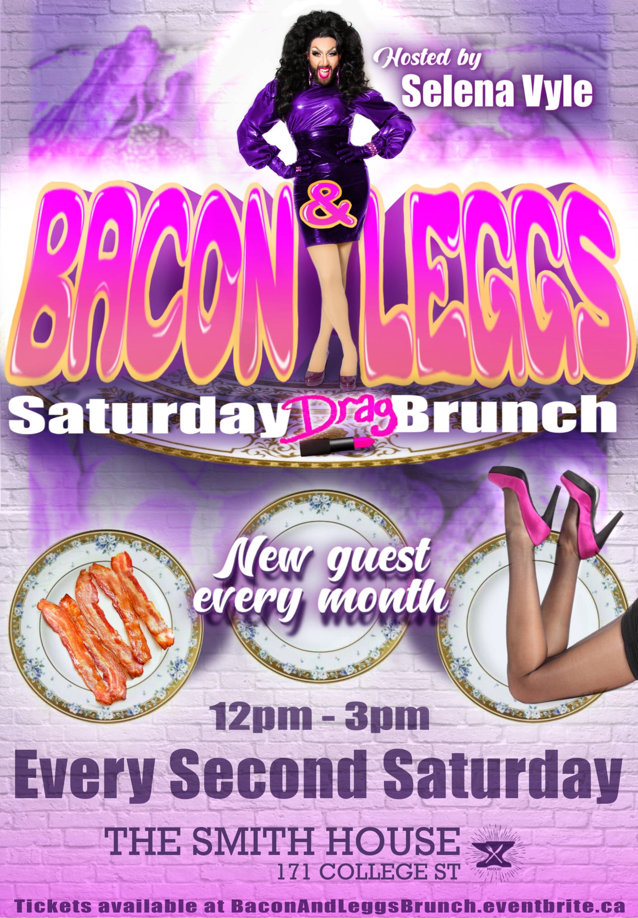 Bacon & Leggs - Saturday Drag Brunch at The Smith House Tickets