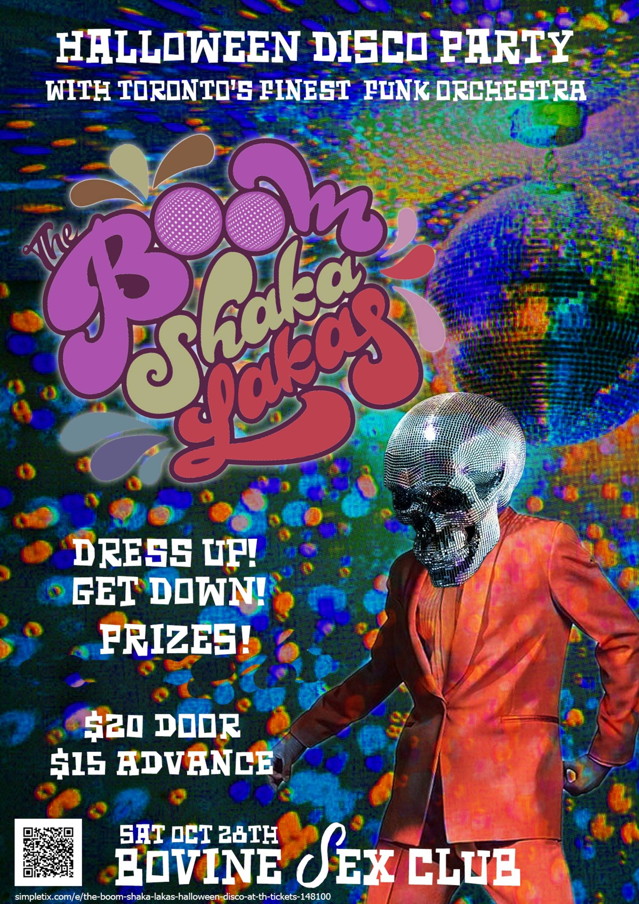 Halloween Disco Party at The Bovine with The Boom Shaka Lakas!