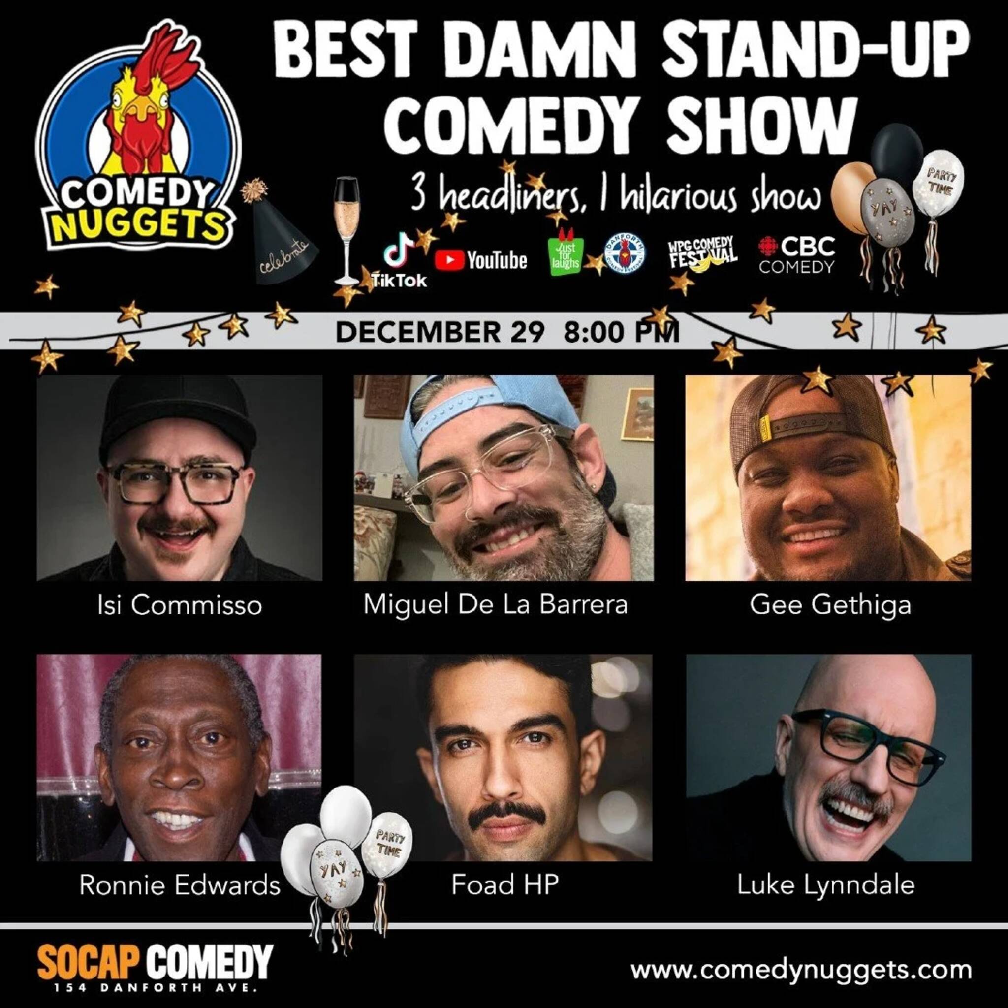 Best Damn StandUp Comedy Show New Years Eve Weekend Edition
