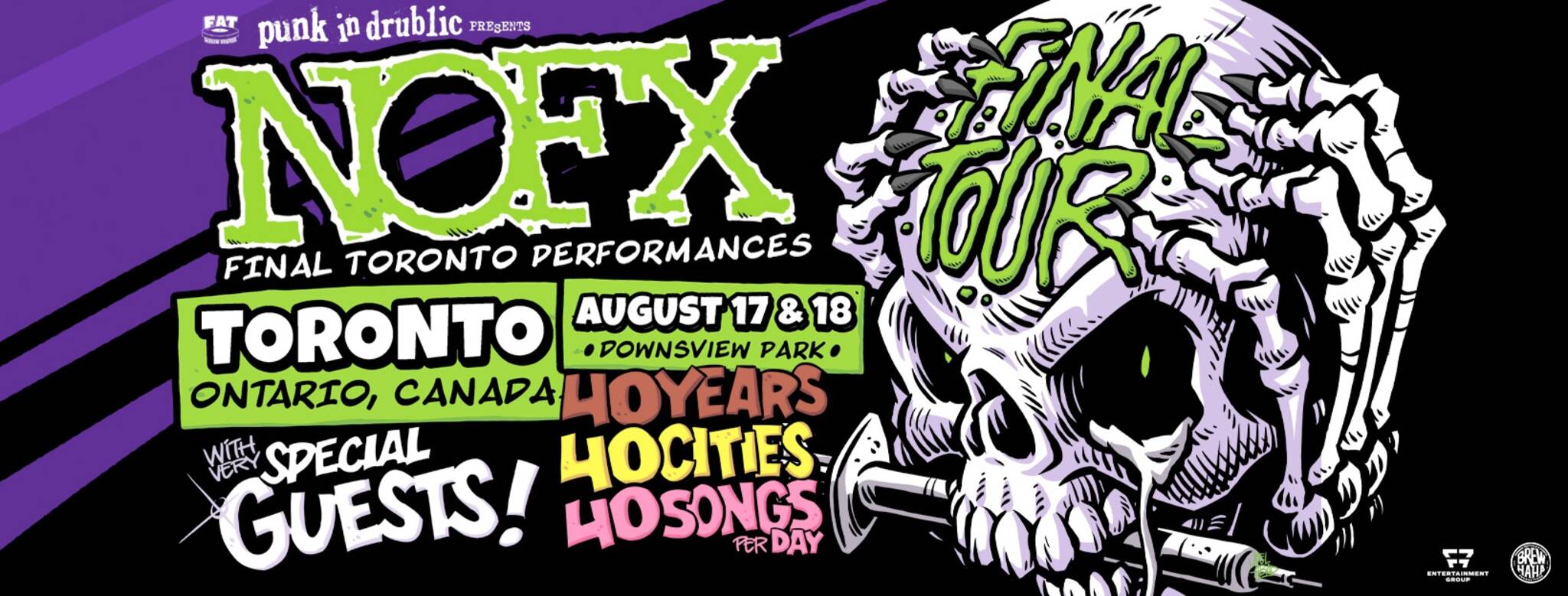 Punk In Drublic Festival NOFX Final Toronto Shows