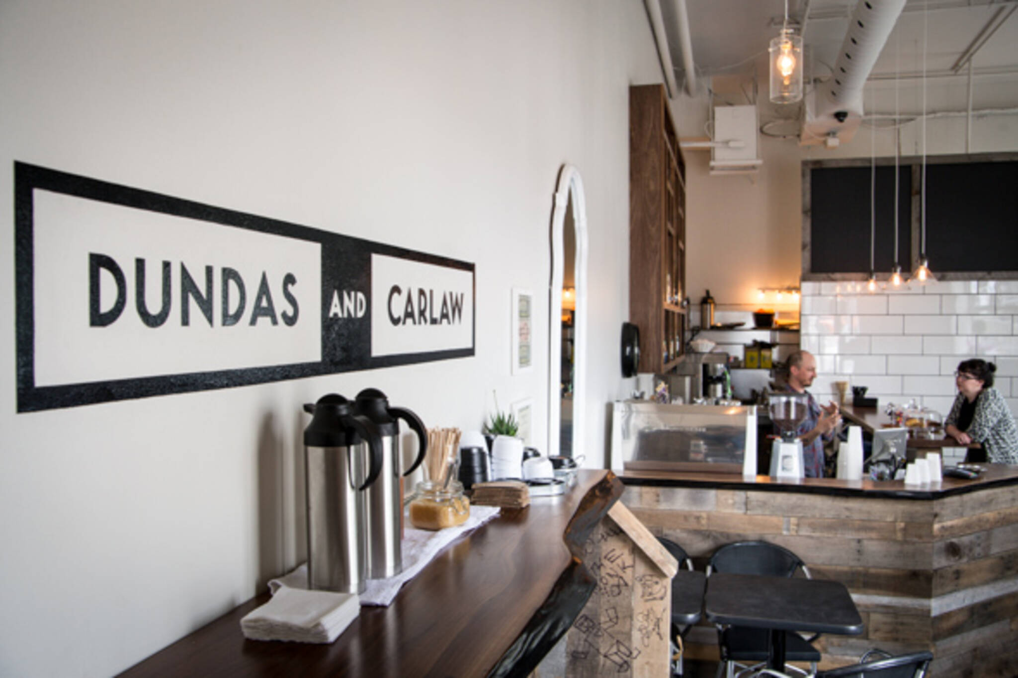 Dundas and Carlaw cafe Toronto