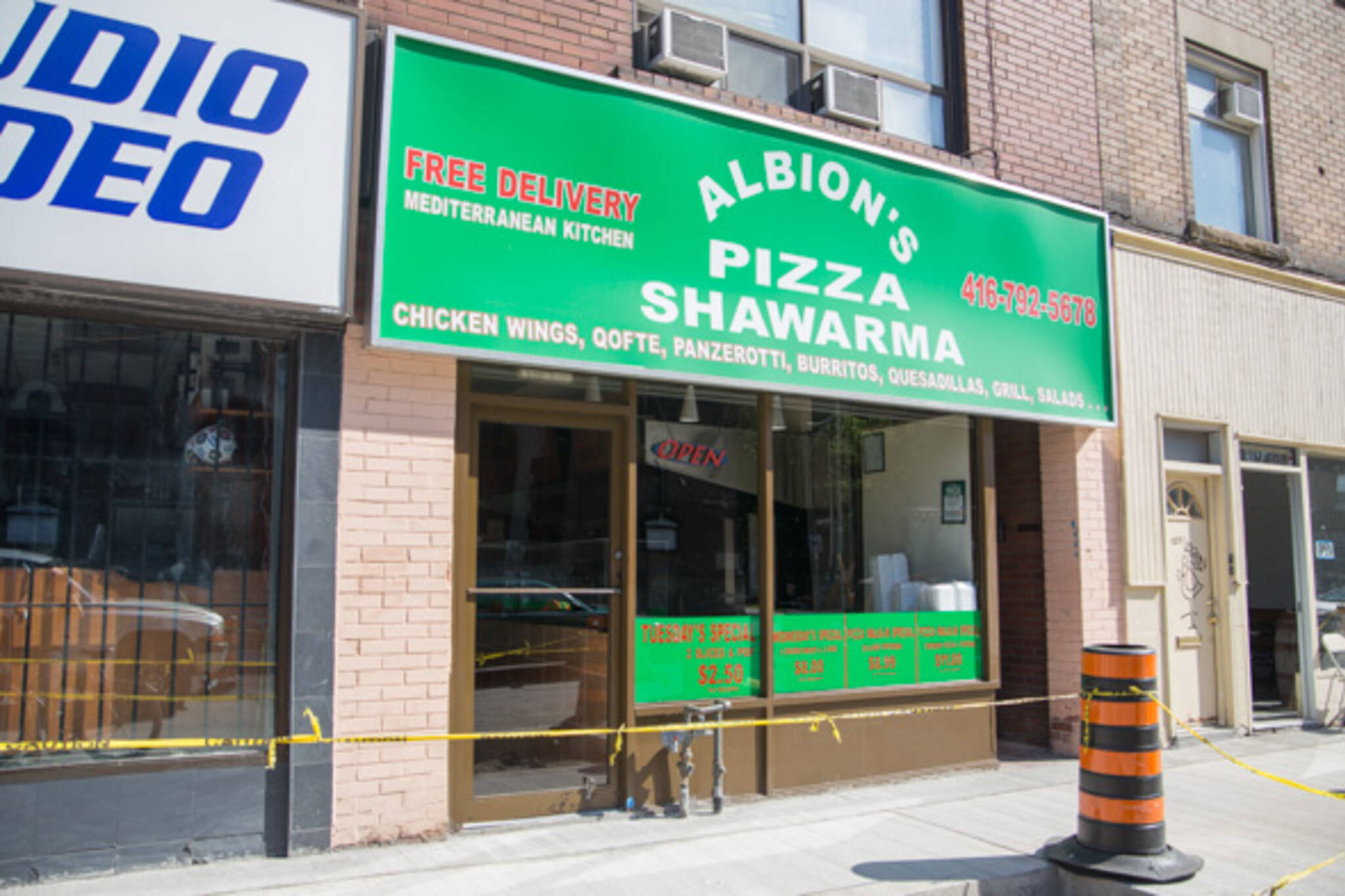 albion's pizza shawarma toronto
