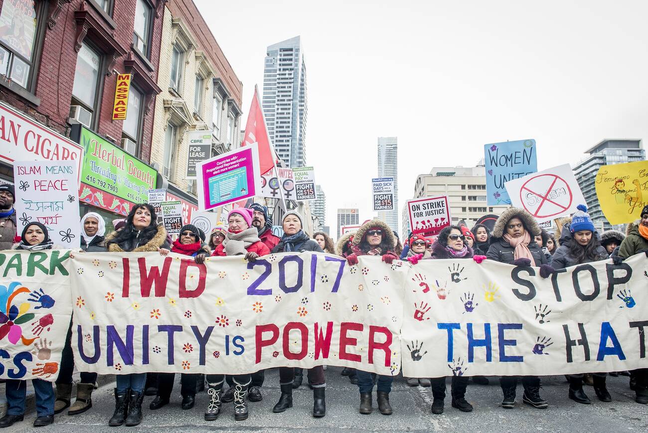 International Women’s Day march in Toronto
