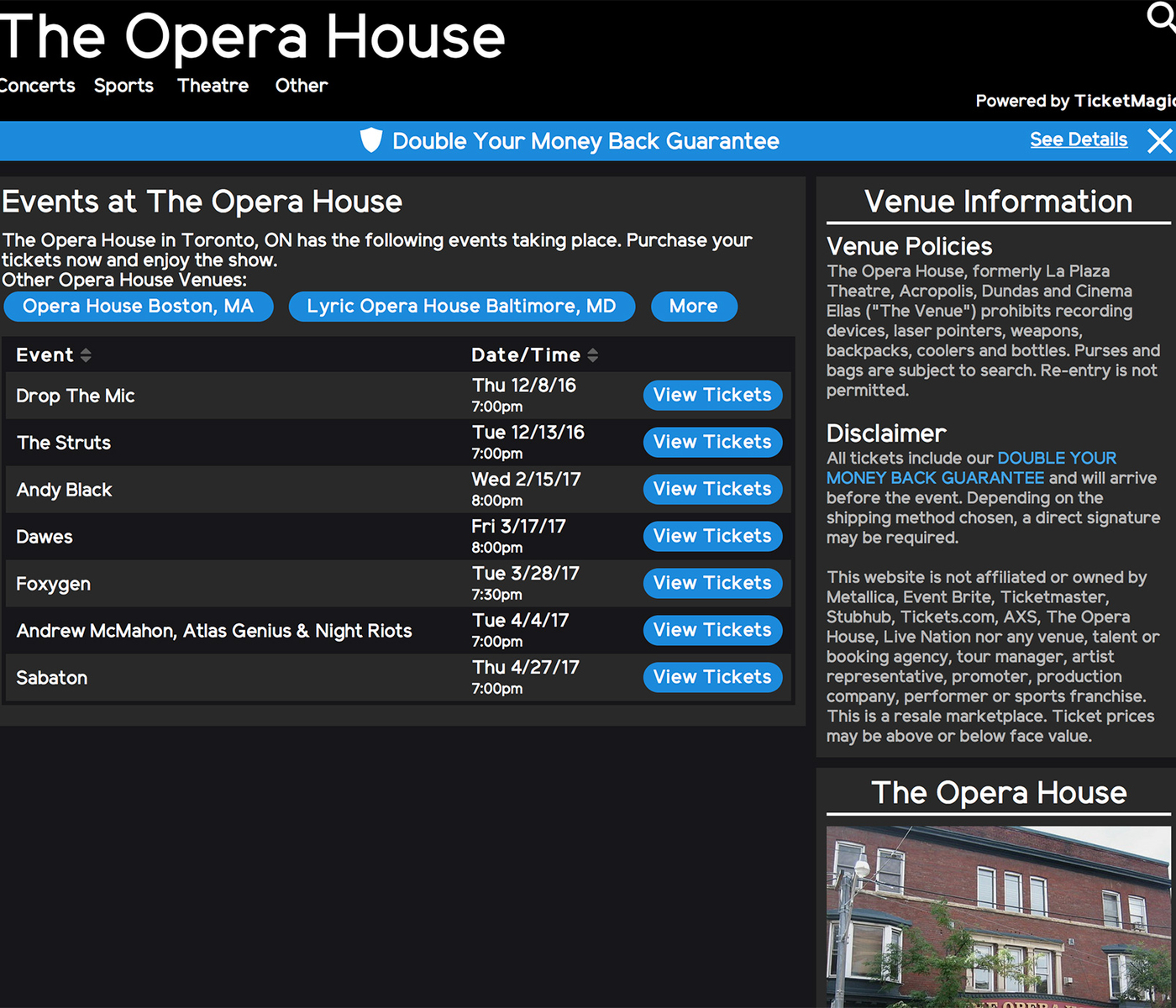The opera house toronto