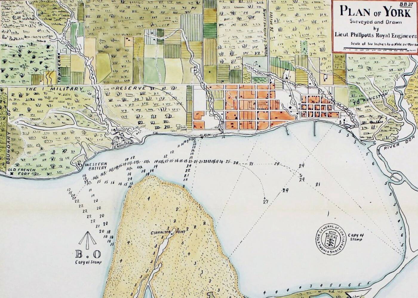 toronto harbour 1818