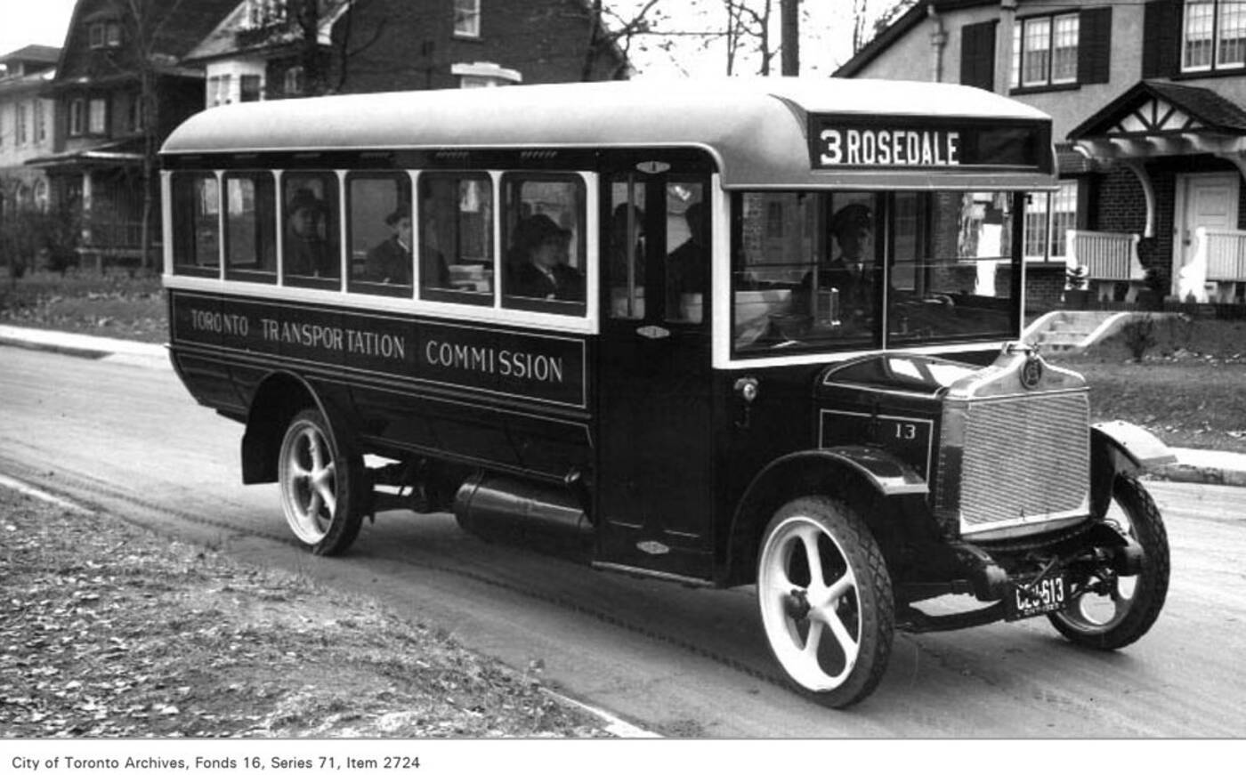 vintage ttc bus