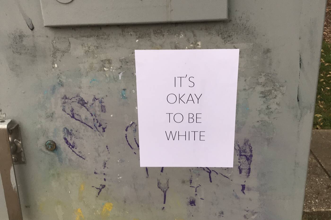 Racist signs Toronto