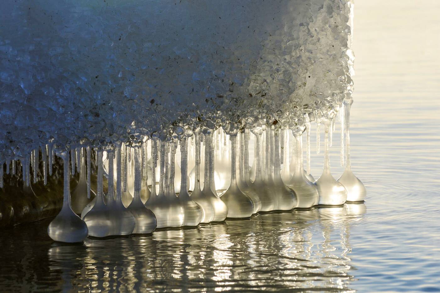 Toronto waterfront ice