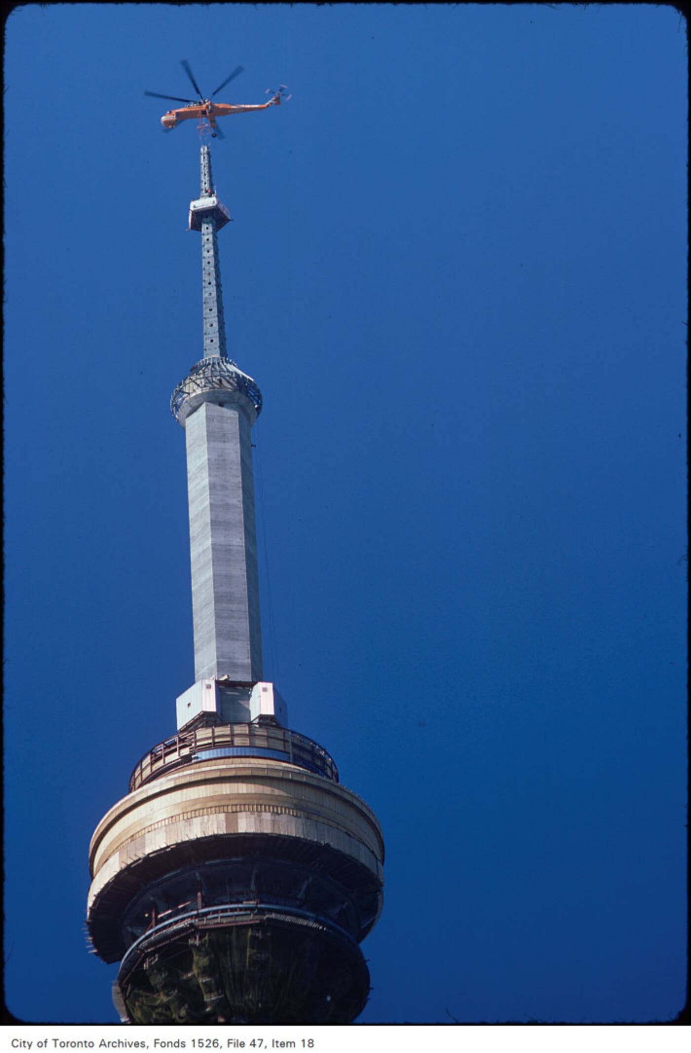 cn tower construction