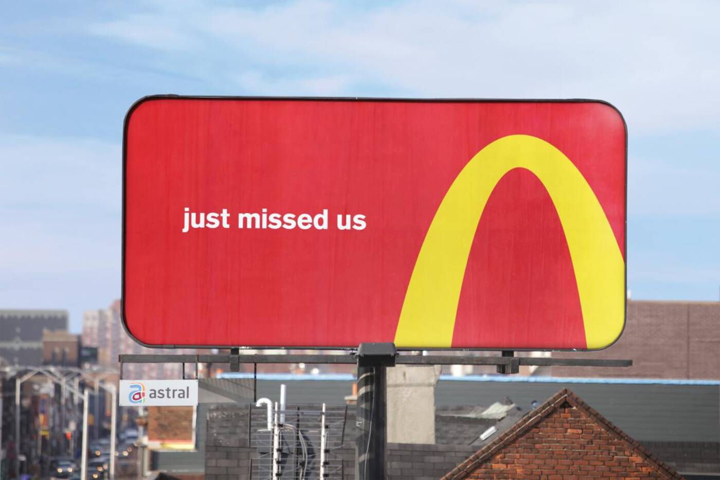 McDonald's billboards in Toronto getting worldwide attention
