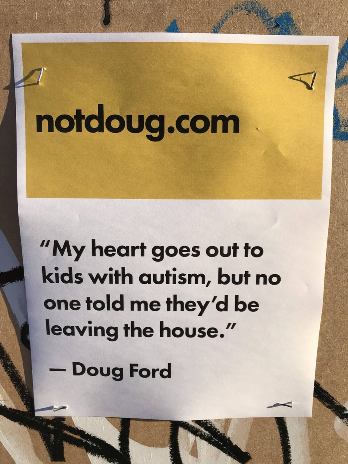 NotDoug campaign