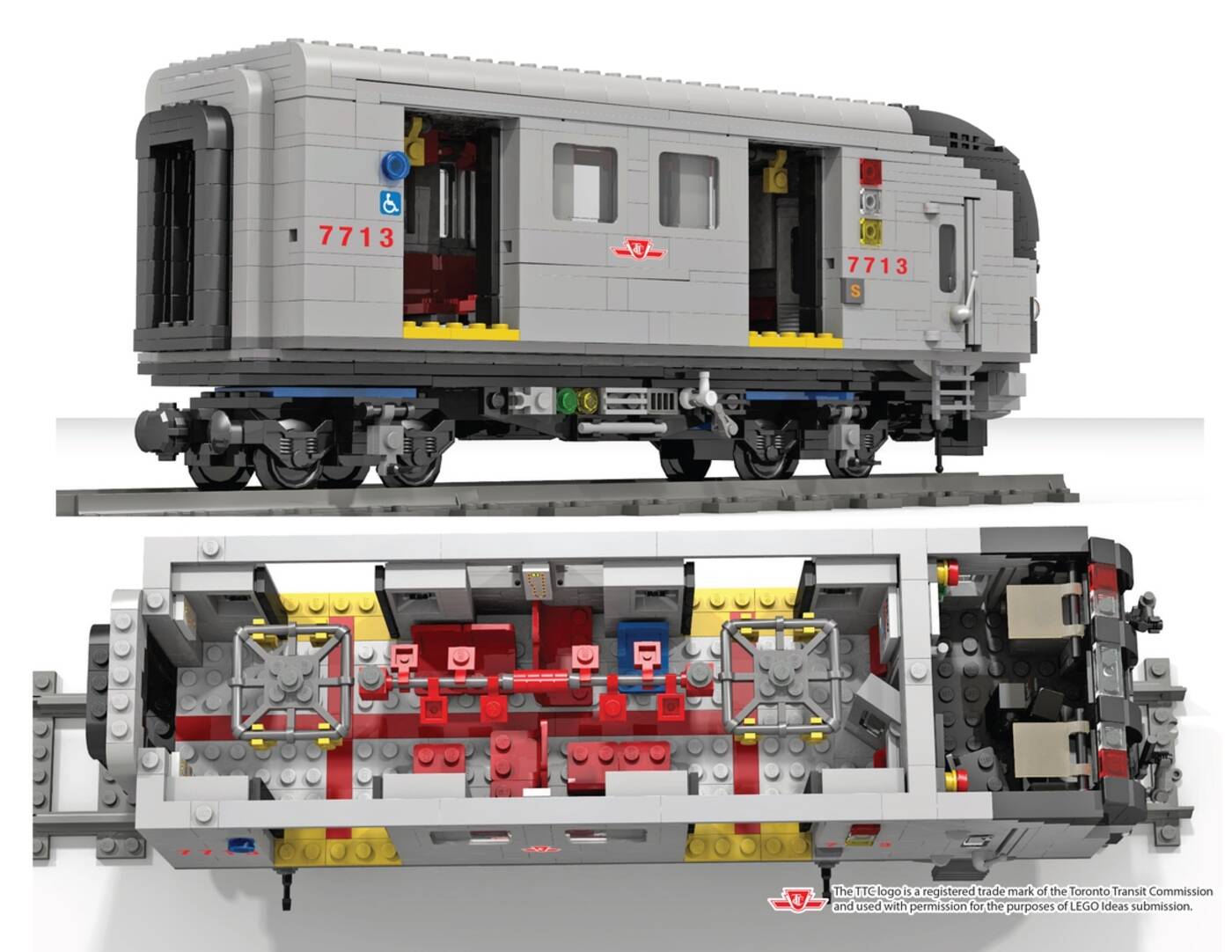 TTC subway LEGO