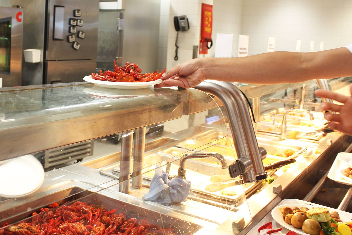 Hundreds flooded IKEA in Toronto for a massive crayfish buffet