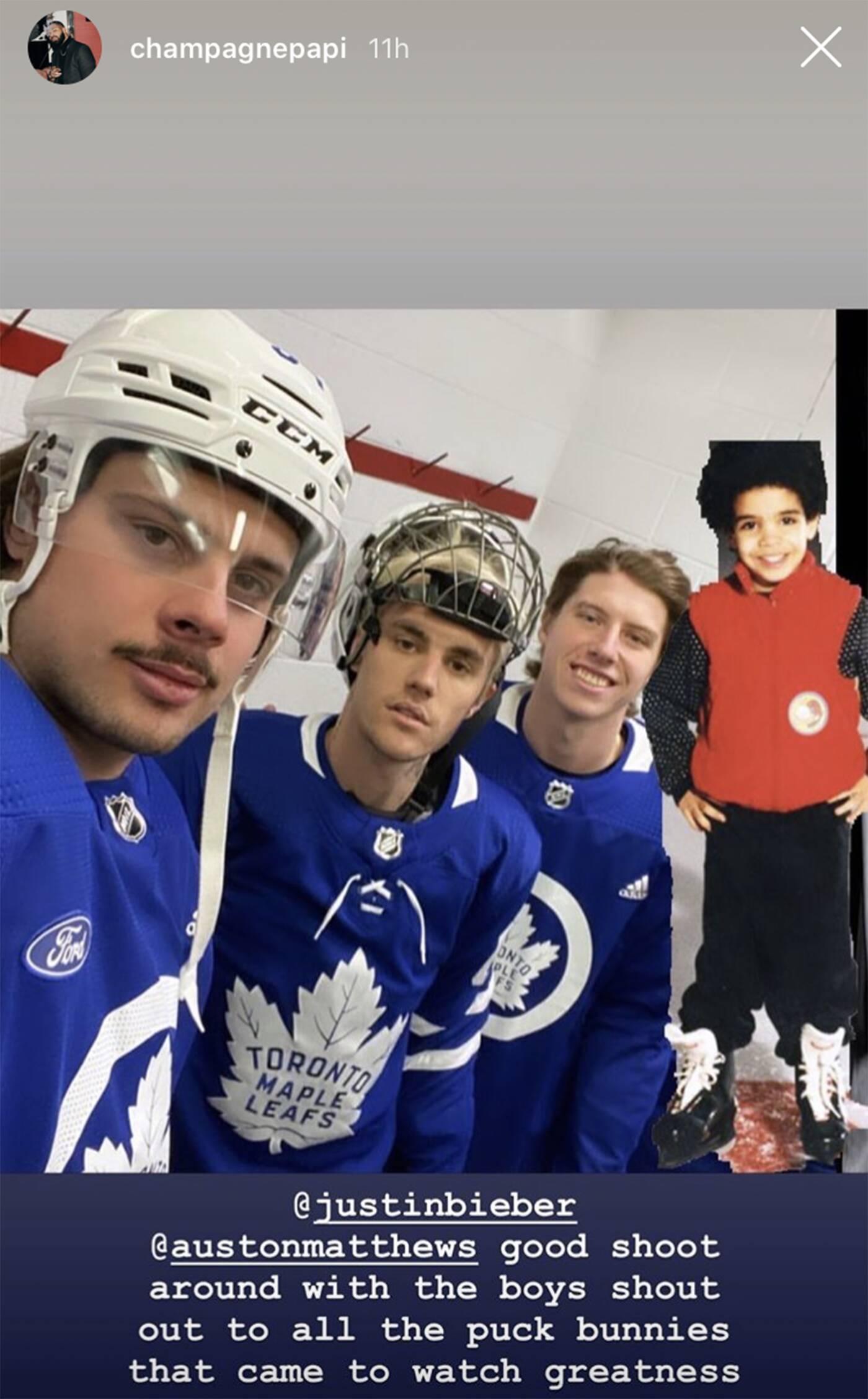 Is Justin Bieber On The Toronto Maple Leafs? Biebs Unofficially Joined The  Team - Narcity