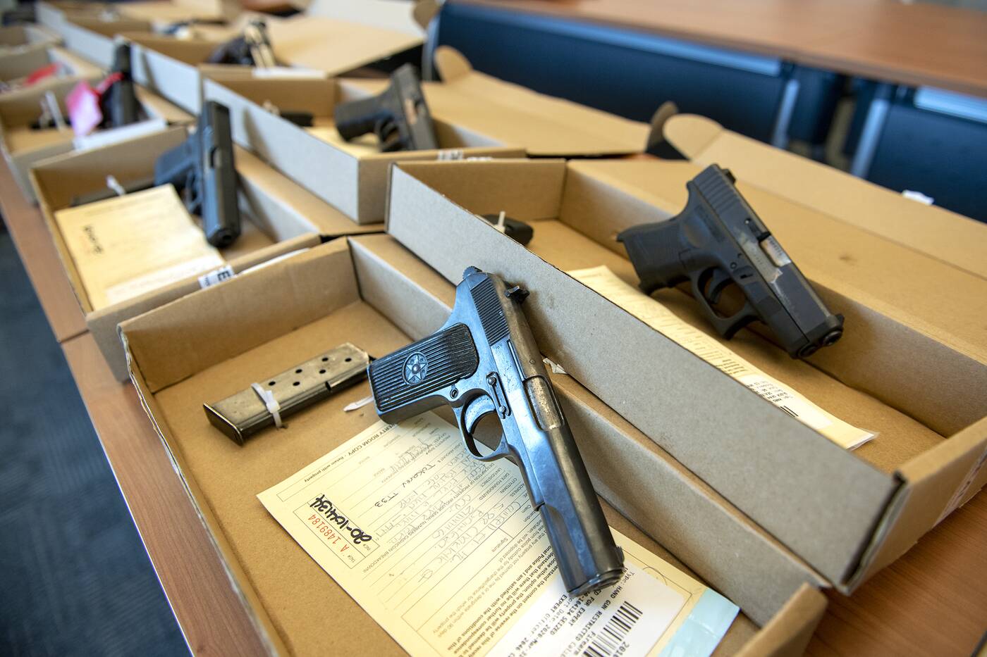 handguns seized by the york regional police
