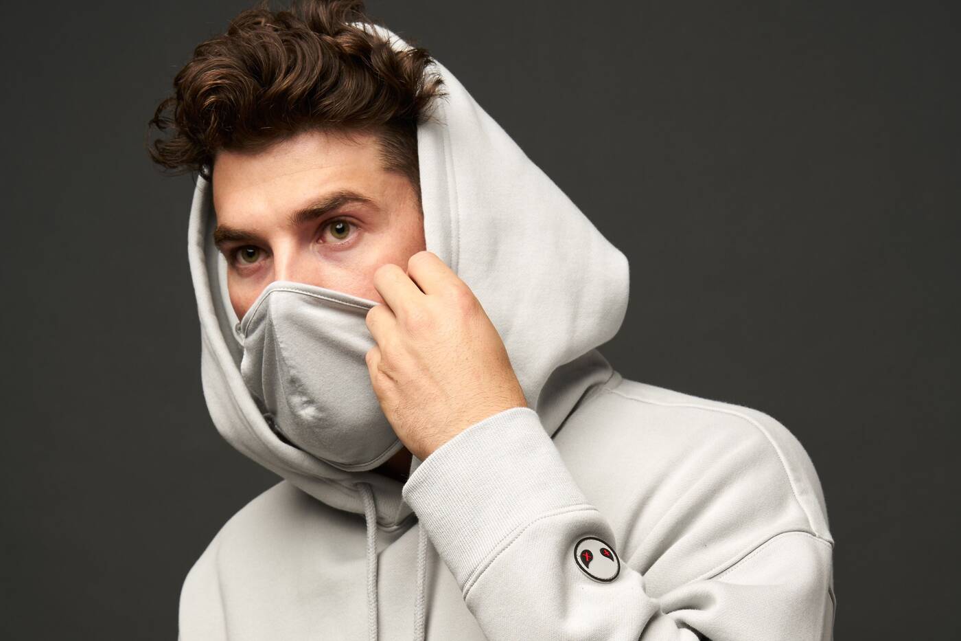 This hoodie with a built-in mask will keep you warm this winter in Toronto