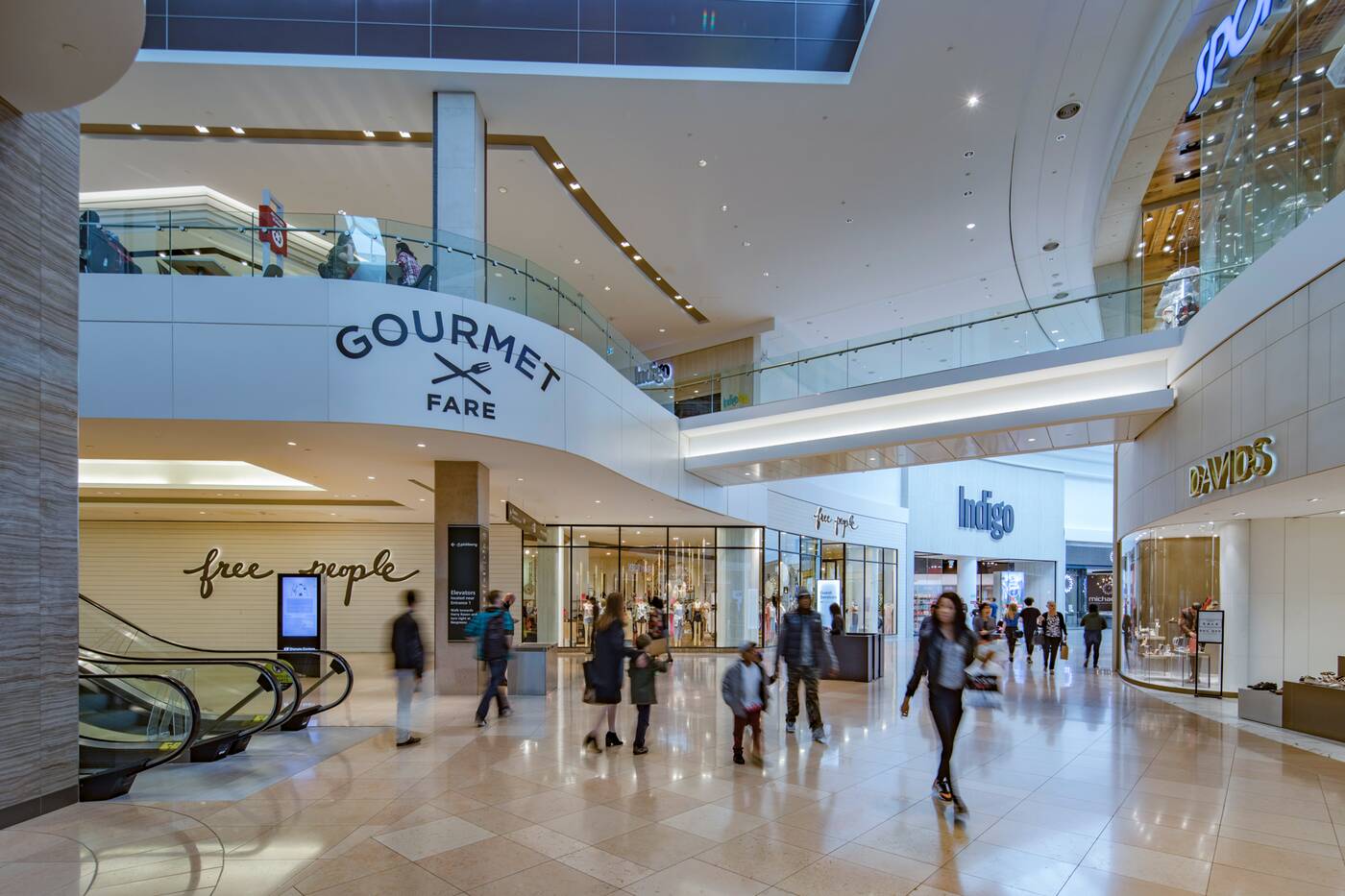 Reopening Sherway Gardens ,Shopping Mall, Toronto 4k, Canada, July 2020 