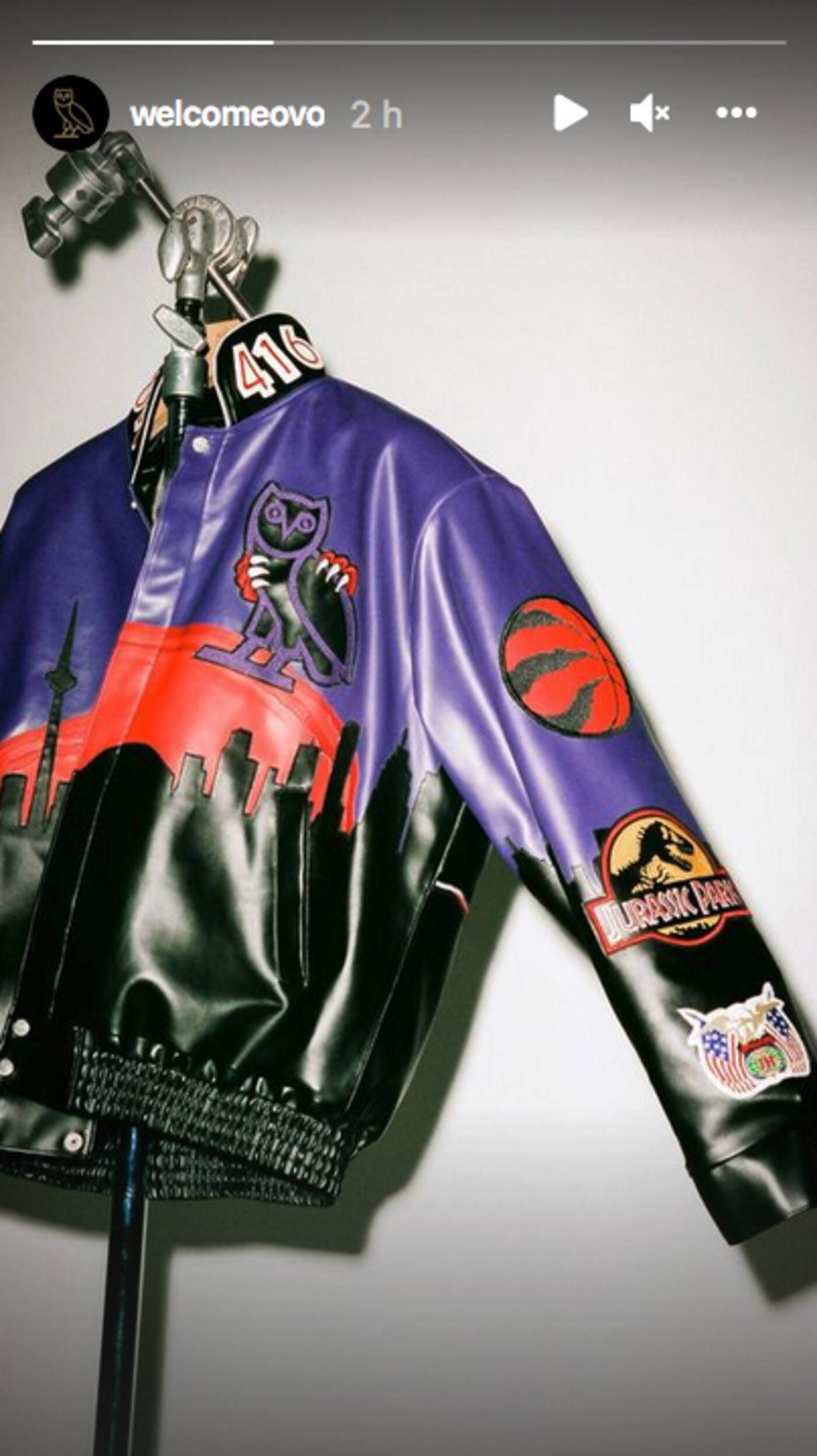 People are freaking out over this Toronto Raptors x Jurassic Park x OVO ...