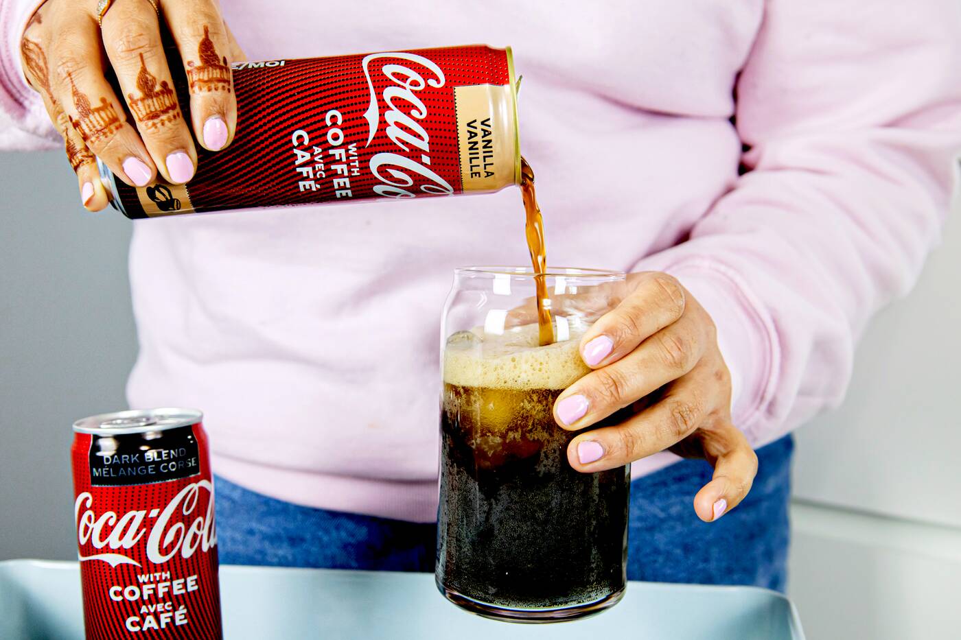 coca cola with coffee