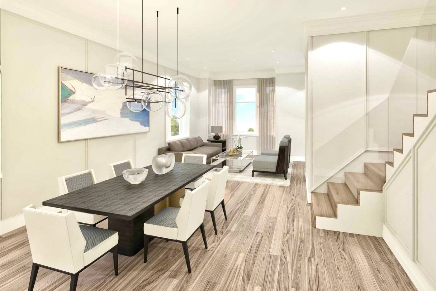 High ceilings and open floor layouts at the Konzulat Town residences