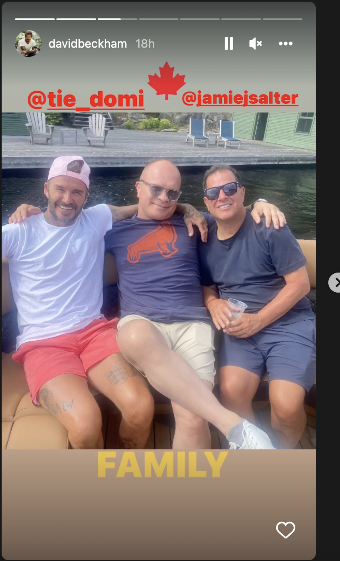 Breakfast Television on X: Mark Wahlberg was hanging out with David  Beckham and Tie Domi in Muskoka this weekend. ☀️ Which two celebs (alive OR  dead) would you hang out with if