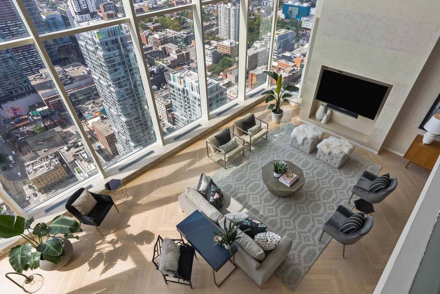 This $12 million Toronto condo above a 5-star hotel has never been