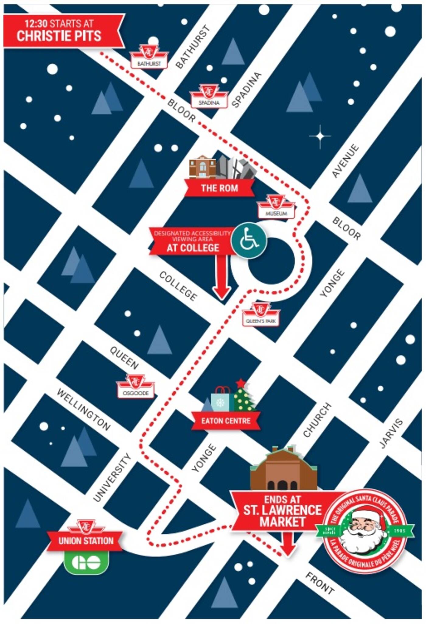 Santa Claus Parade route and road closures in Toronto for 2022