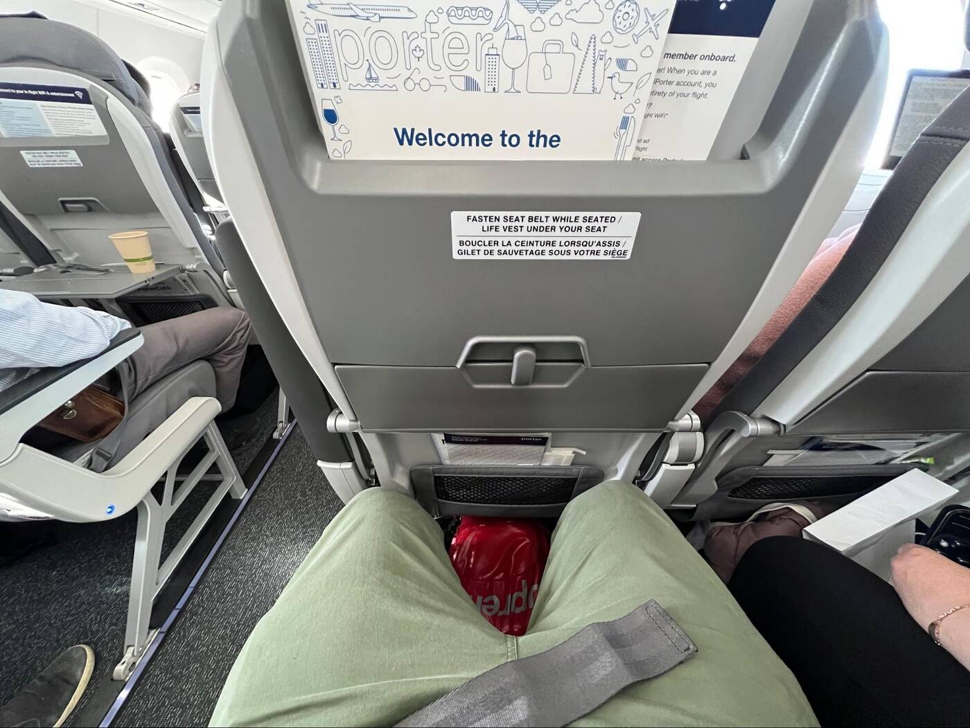 Here's what it's like to fly on the new planes from Porter Airlines