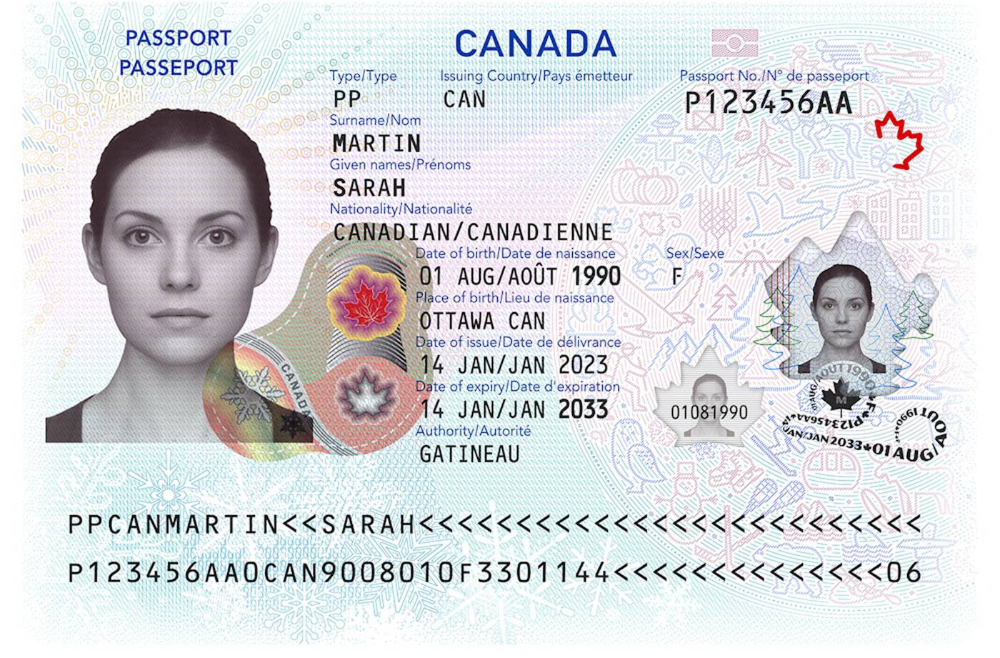 паспорт в канаде