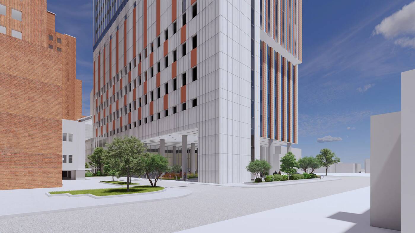 多伦多医院计划通过新大楼进行大规模扩建，这将改变这个地区8