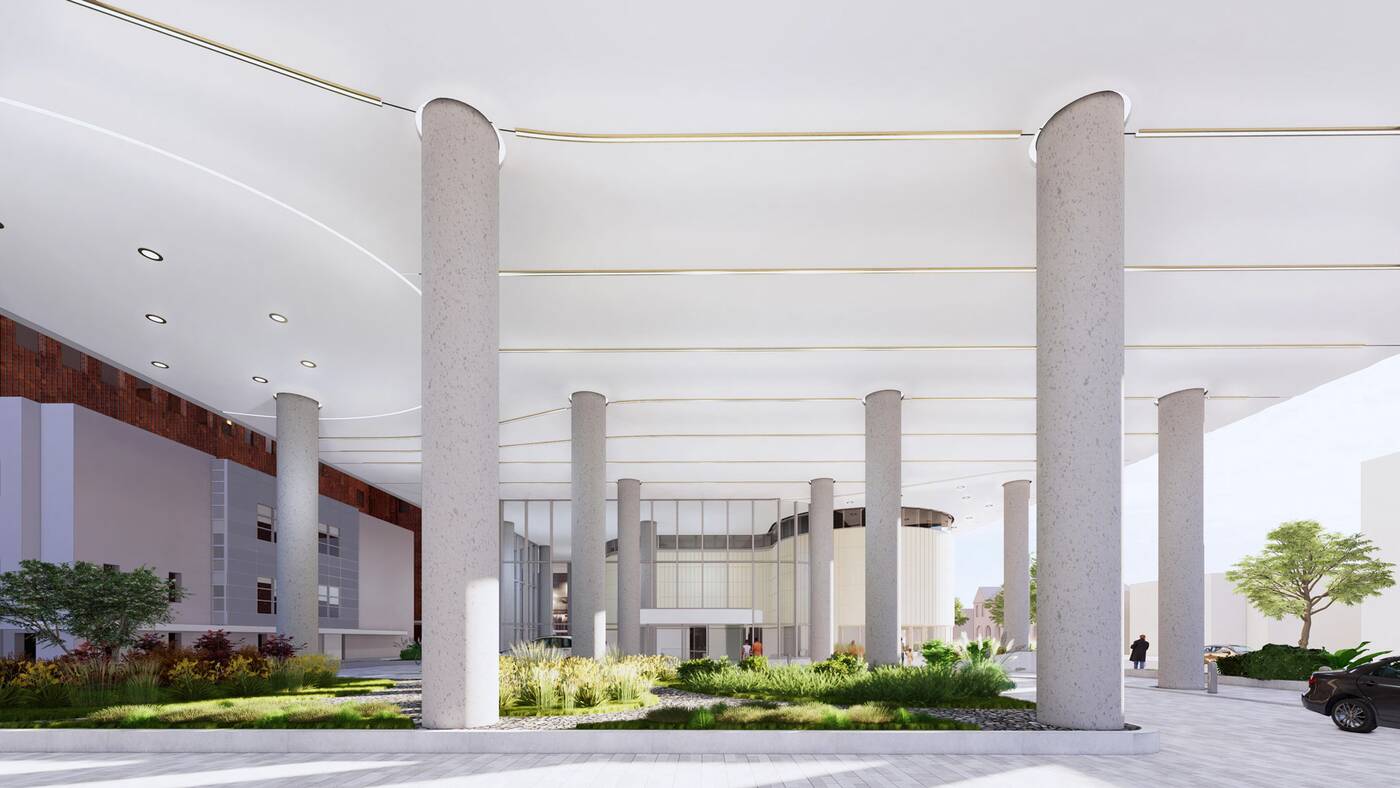 多伦多医院计划通过新大楼进行大规模扩建，这将改变这个地区6