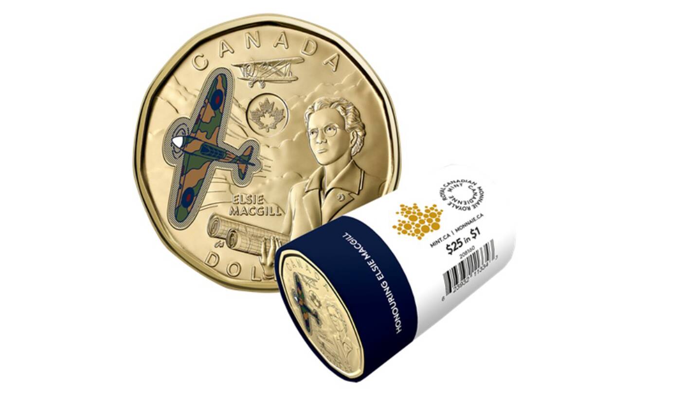 new colourful loonie coin