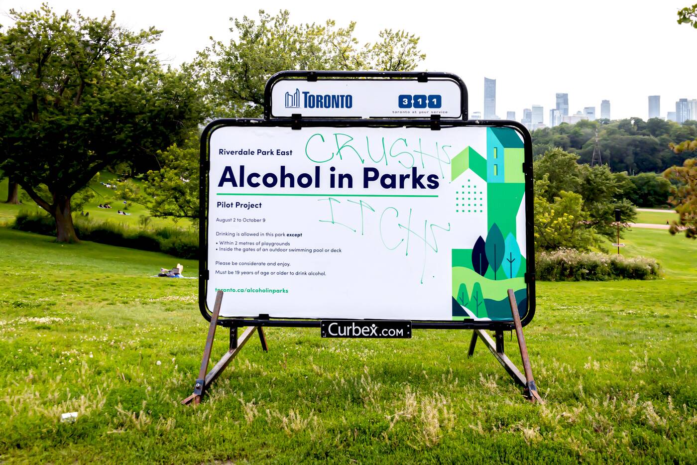 Toronto park drinking pilot