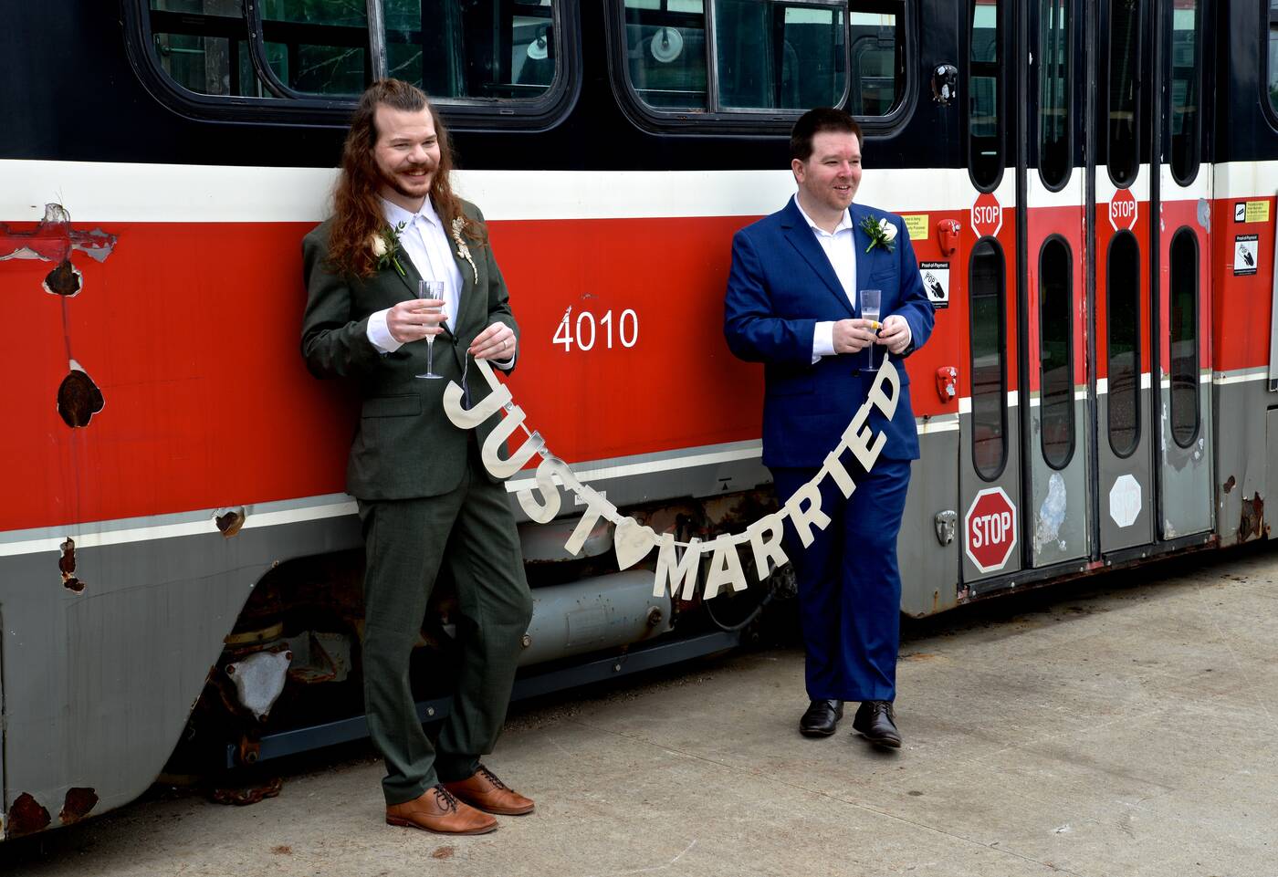 ttc streetcar wedding
