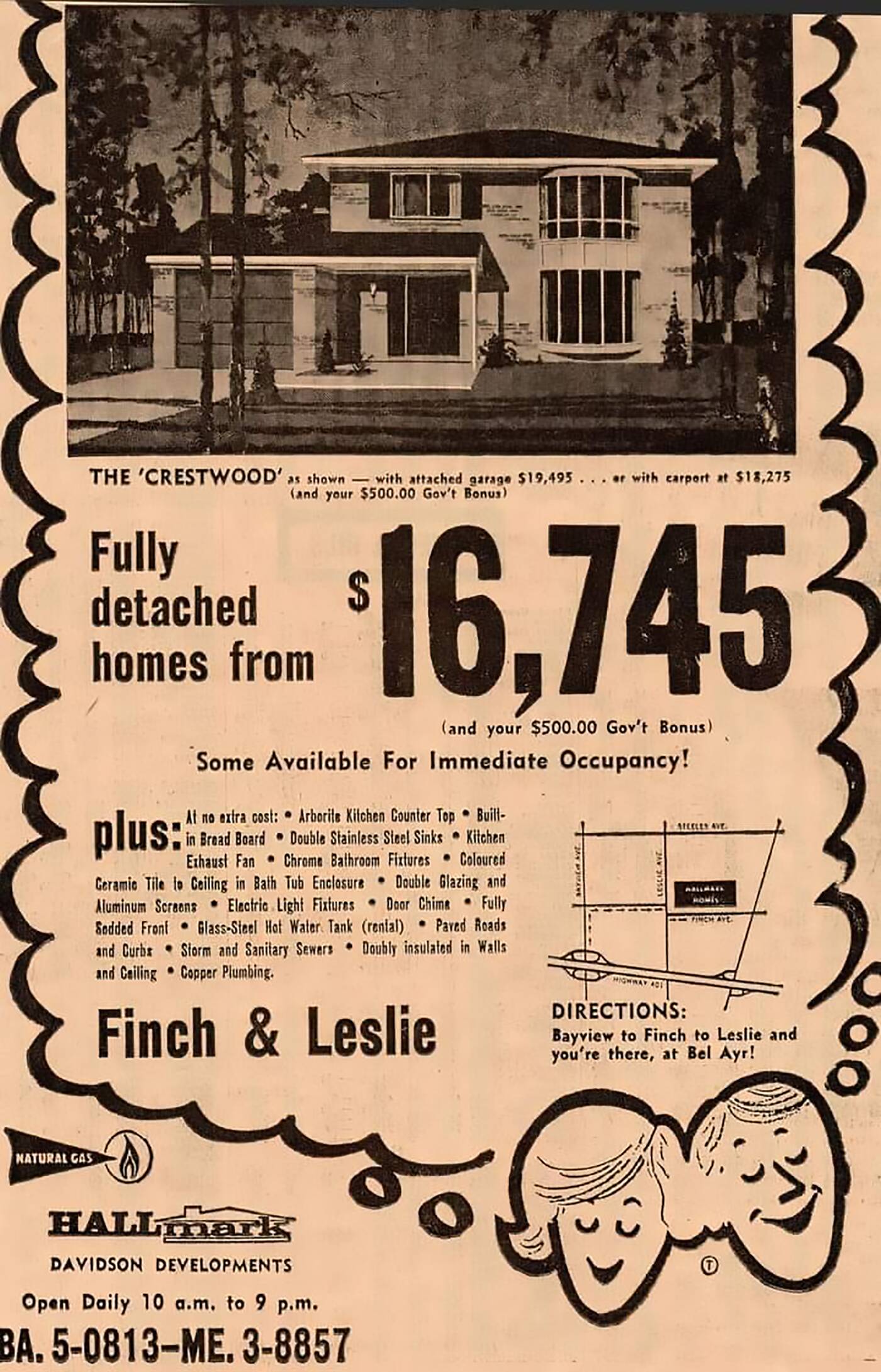toronto home prices 1960s
